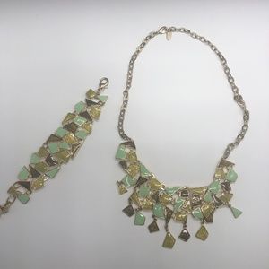 Sold at folks vintage shop - St. Thomas Necklace & Bracelet